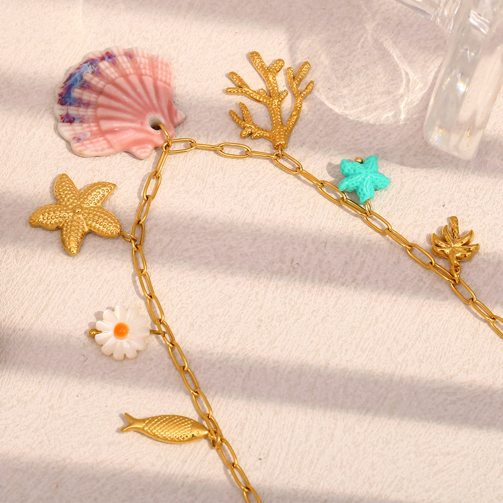 Sweet Oceanic Shell Women's Pendant Necklaces h5Picture6