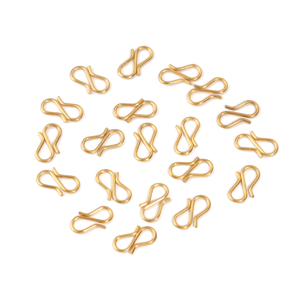 1 Piece DIY Series Daily S Shape Hook Stainless Steel Gold Color Women's Pendants Picture2