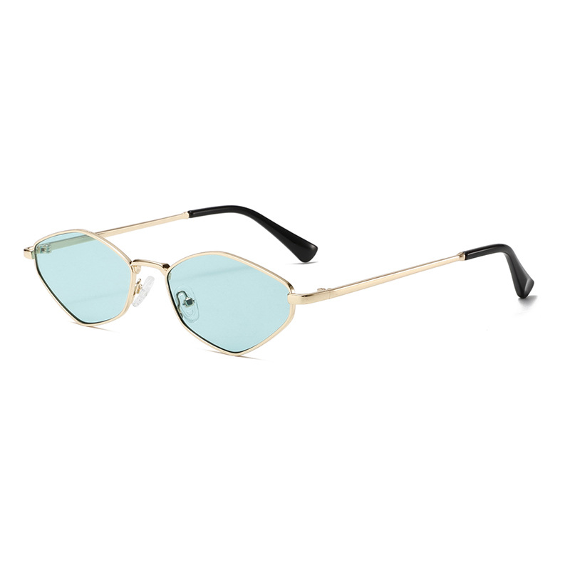 1 Pair Simple Series Daily Solid Color Metal Women's Sunglasses h5Picture3