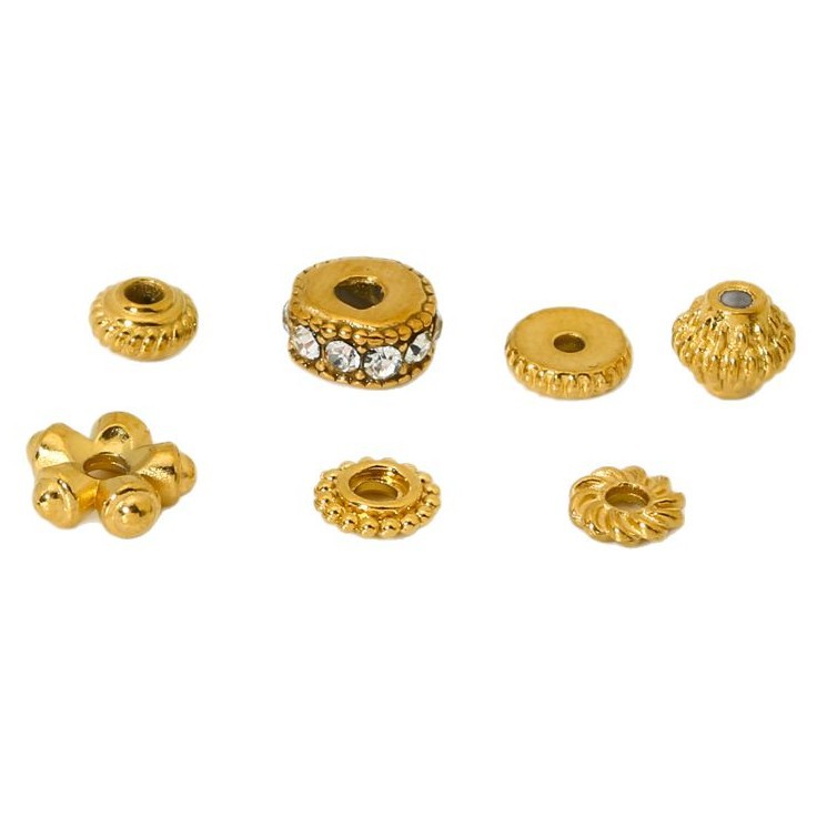 1 Piece DIY Jewelry Stainless Steel Accessories Beaded Pendant Picture2