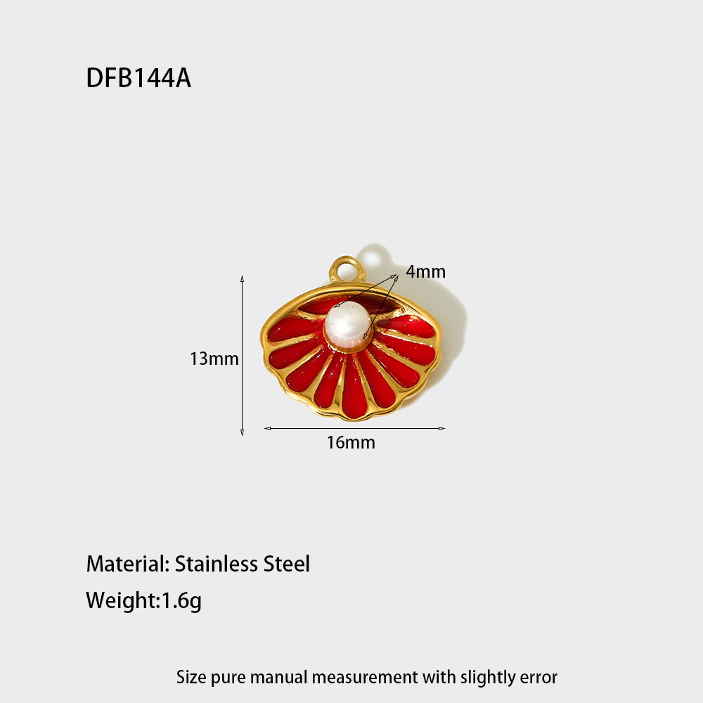 Starfish Stainless Steel Gold Color Pendant h5Picture3
