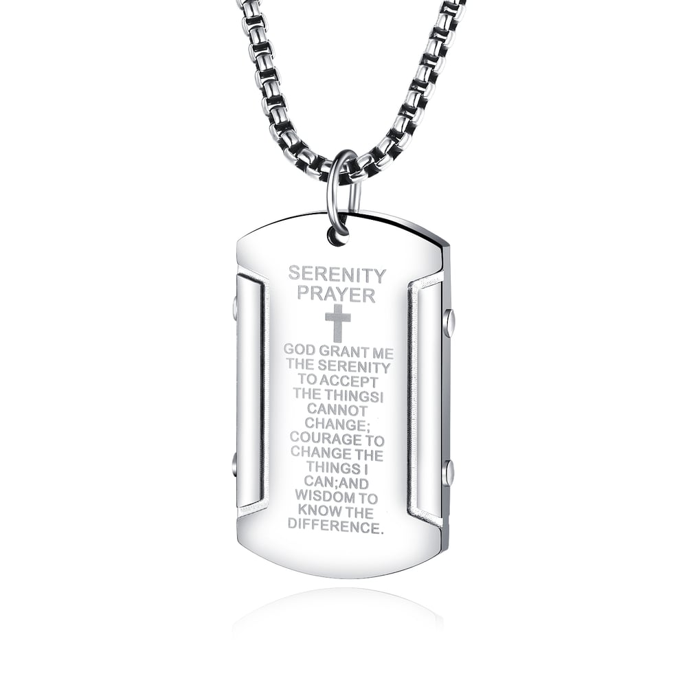 1 Piece Functional Cross Stainless Steel Men's Necklaces