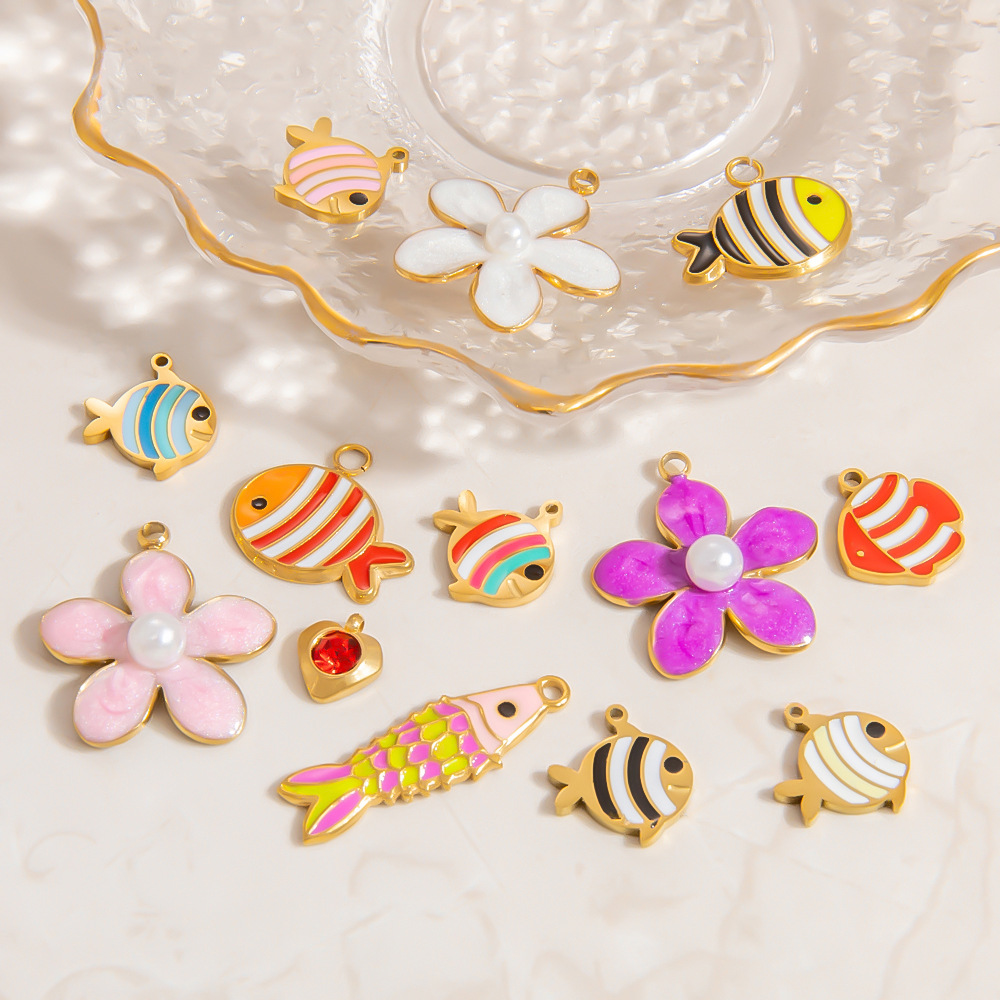 Cute Fish & Flower DIY Pendants h5Picture3
