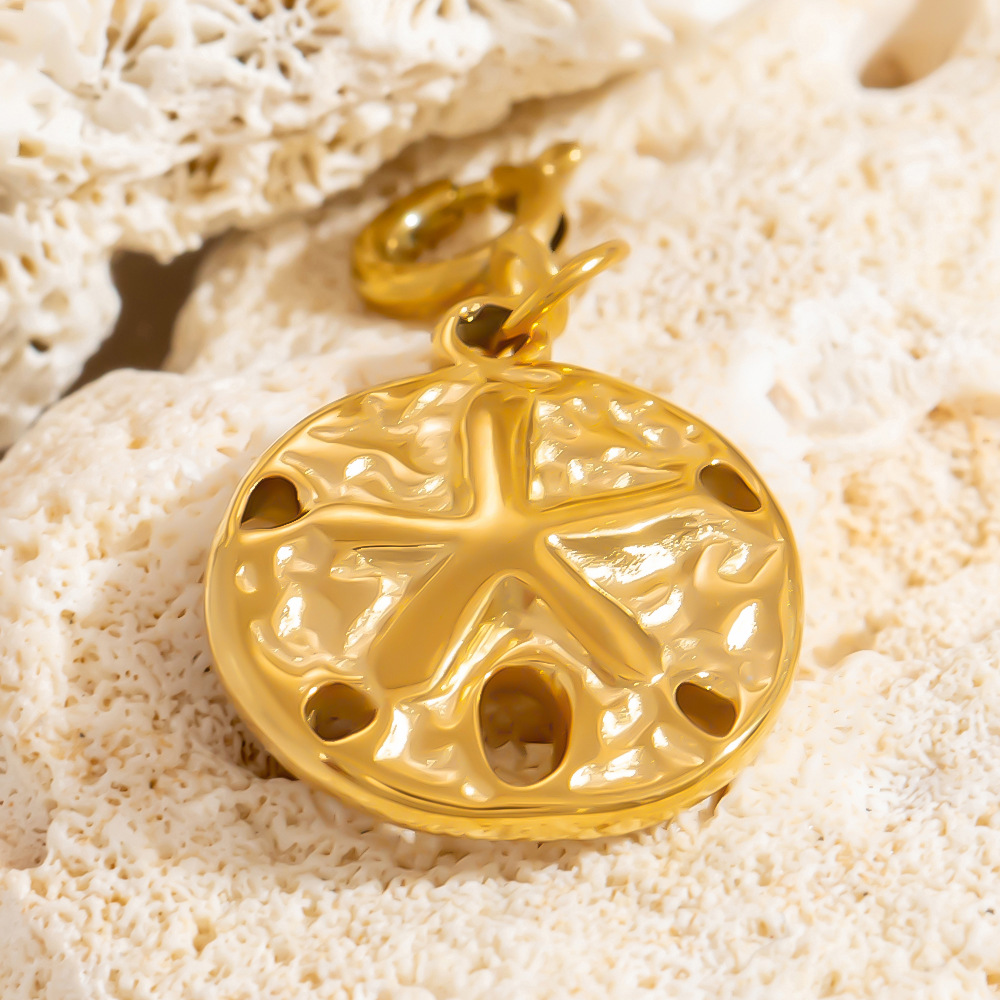 Oceanic Stainless Steel Gold Color Bikini Pendant Picture3
