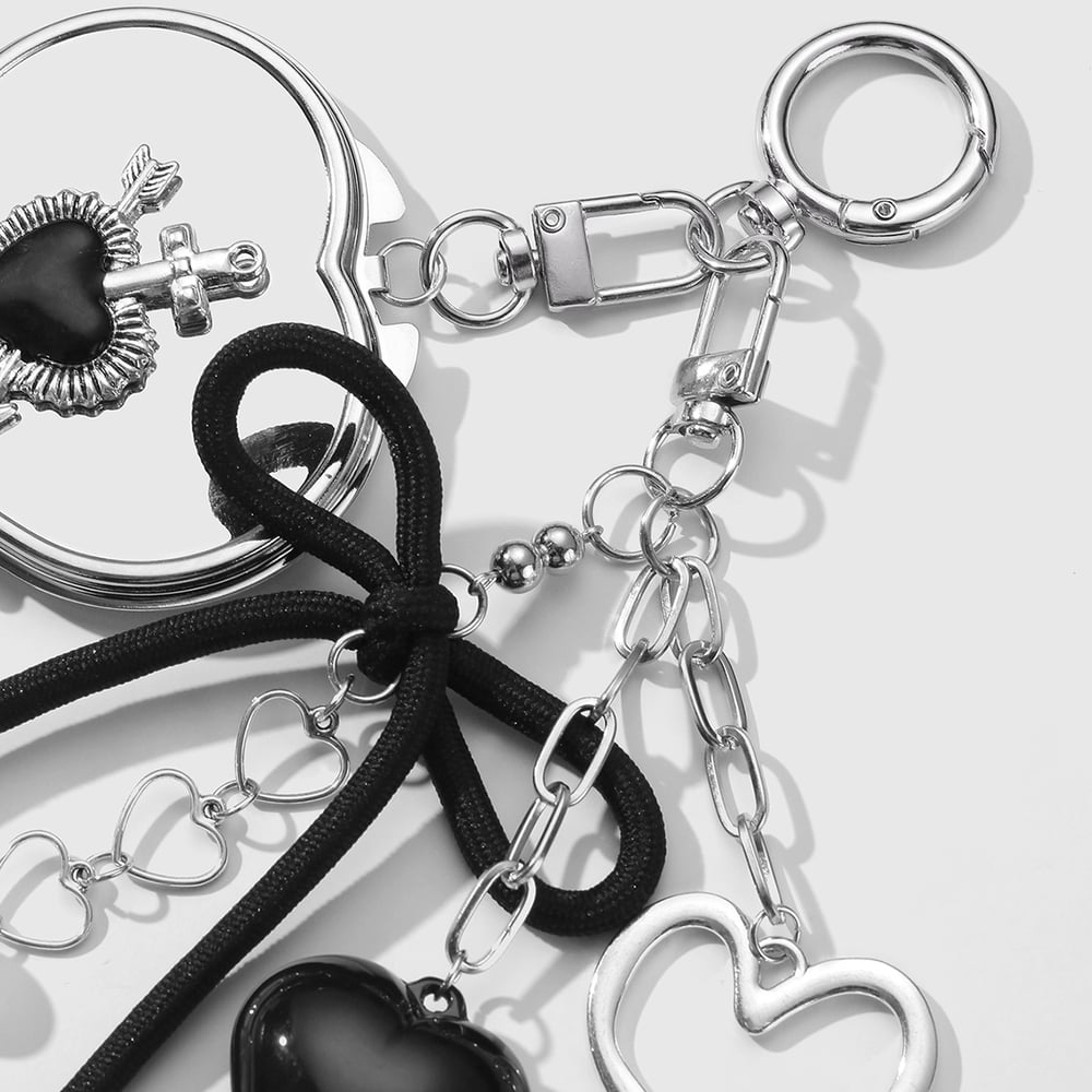 Heart Mirror Bag Charms Picture8