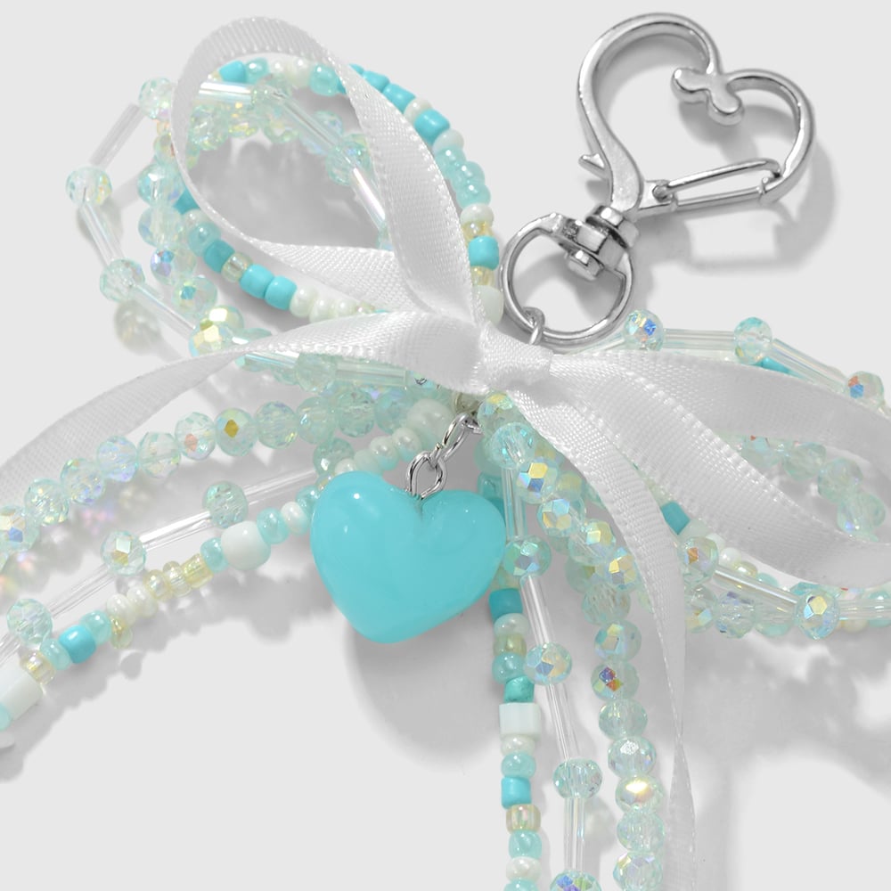 Sweet Beaded Bow Bag Charms Picture7
