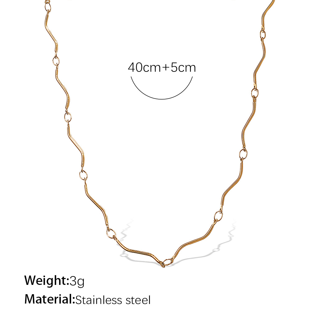 Daily Chain Gold Color Chain Necklaces