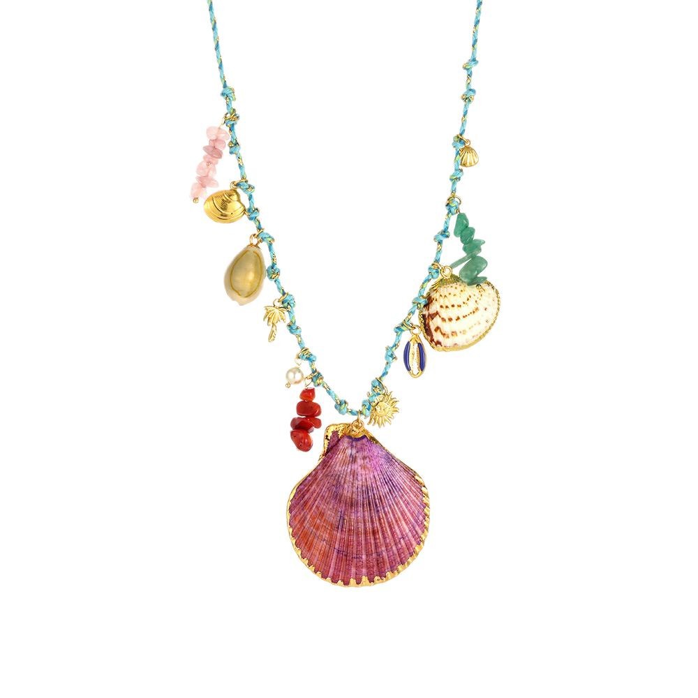 1 Piece Designable Ocean Stainless Steel Shell Women's Waist Cha