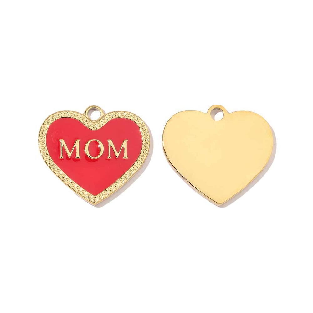 Exquisite Flowers Stainless Steel Gold Color Pendants h5Picture4
