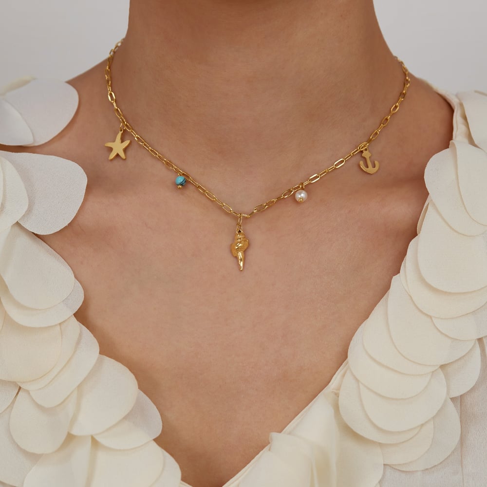 1 Piece Simple Series Simple Turtle Stainless Steel Women's Pendant Necklaces h5Picture5