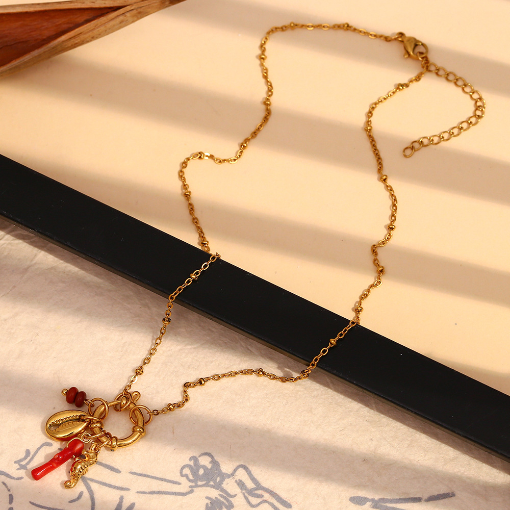 Retro Oceanic Women's Pendant Necklaces h5Picture4