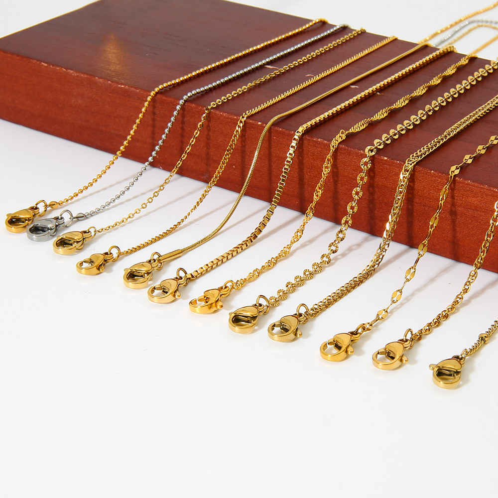 Basic Versatile DIY Gold Colored Stainless Steel Chain h5Picture2
