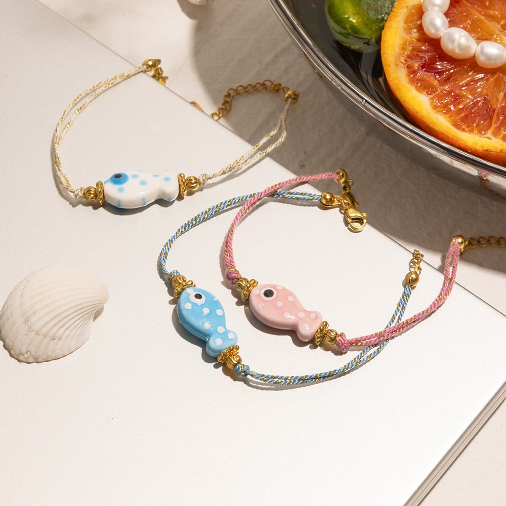 Cute Fish Charm Bracelets h5Picture4