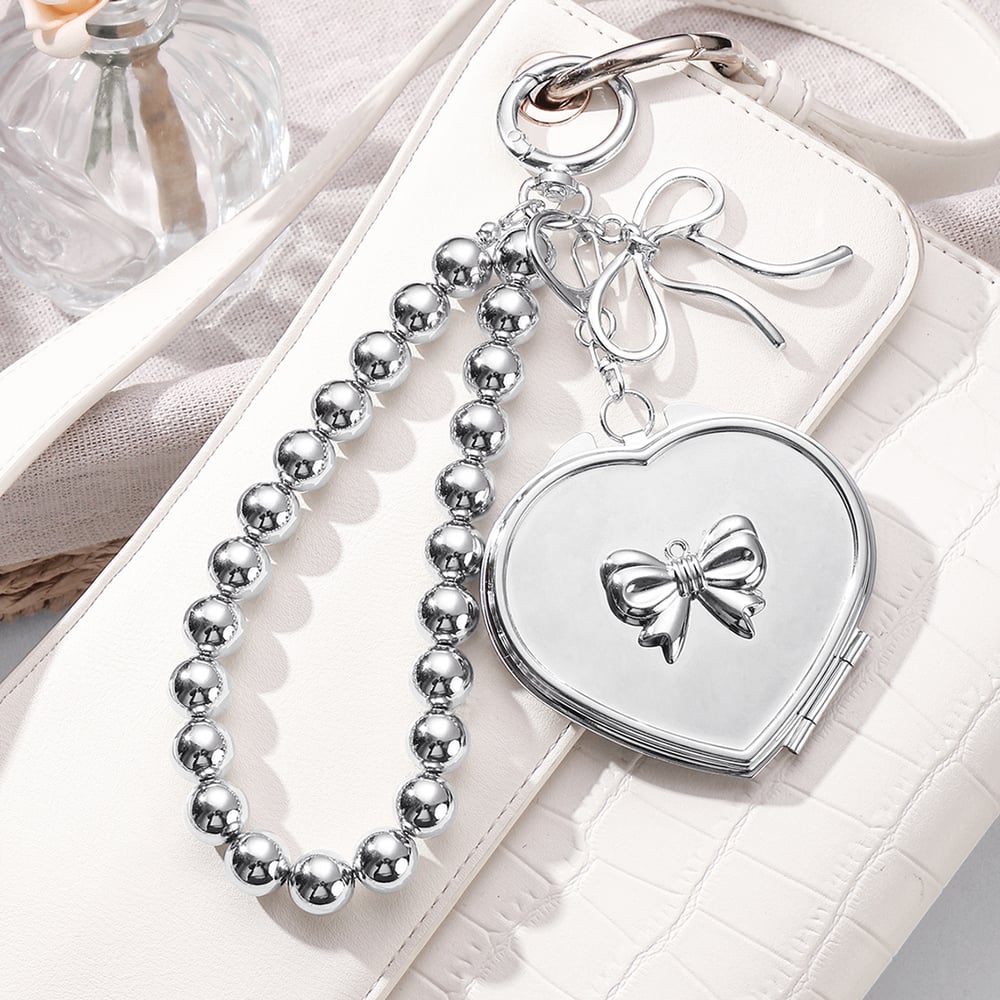 Heart Mirror Bag Charms Picture3