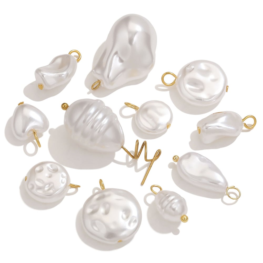 1 Piece Dazzling Series Chic Droplet Stainless Steel Women's Pendants h5Picture5