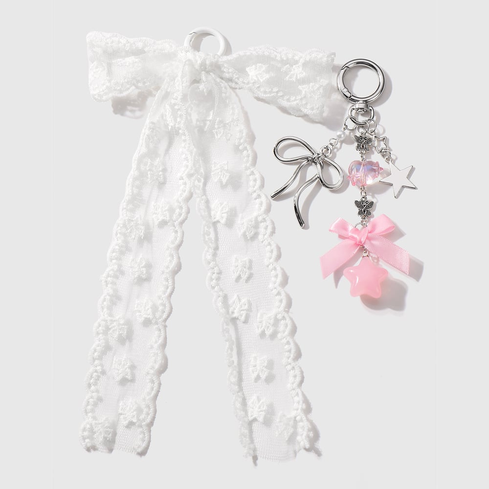 Sweet Bow Knot Bag Charms 