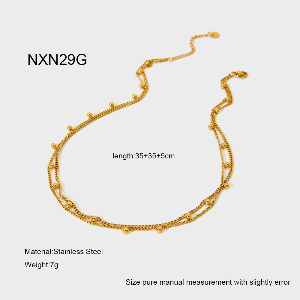 Simple and Stylish DIY Gold - colored Stainless Steel Cha