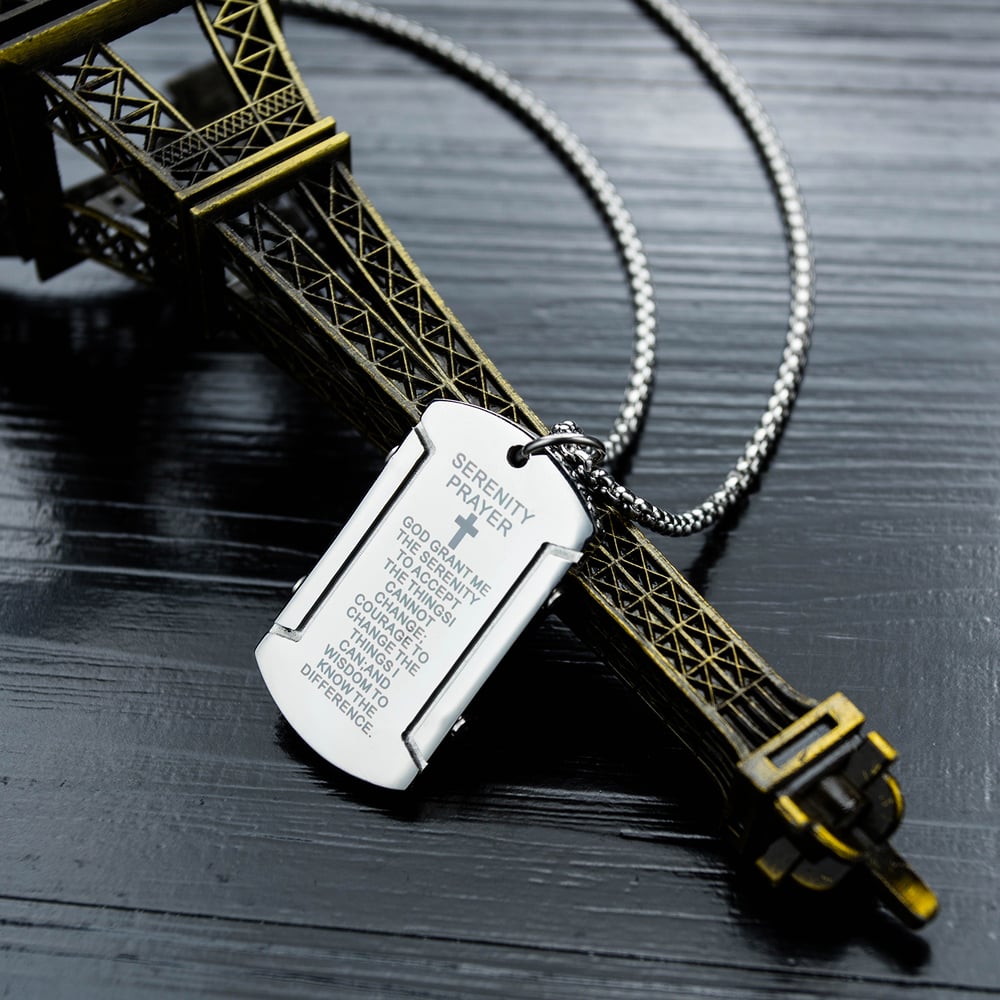 1 Piece Functional Cross Stainless Steel Men's Necklaces h5Picture3