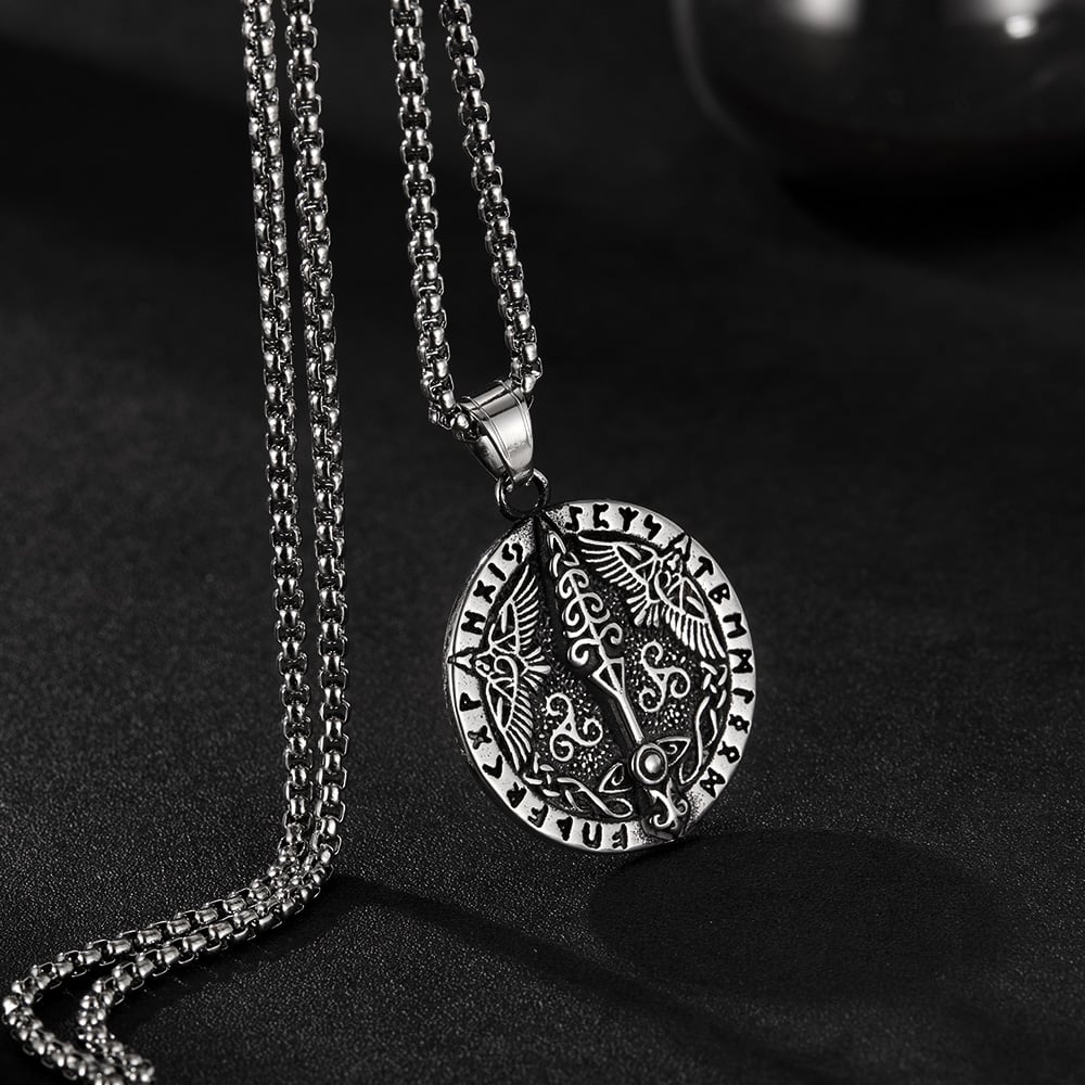 Vintage Sword Stainless Steel Men's Necklaces Picture4