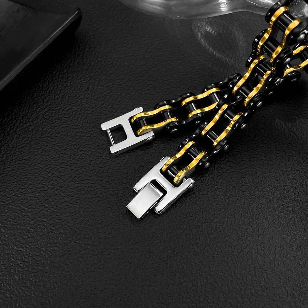 1 Piece Colorful Chain Stainless Steel Men's Bracelets h5Picture7