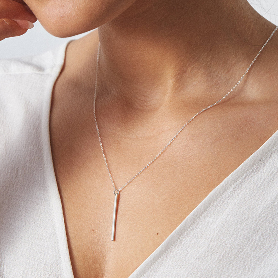 Colliers simples, polyvalents et empilables à double couche pour clavicules h5Image7