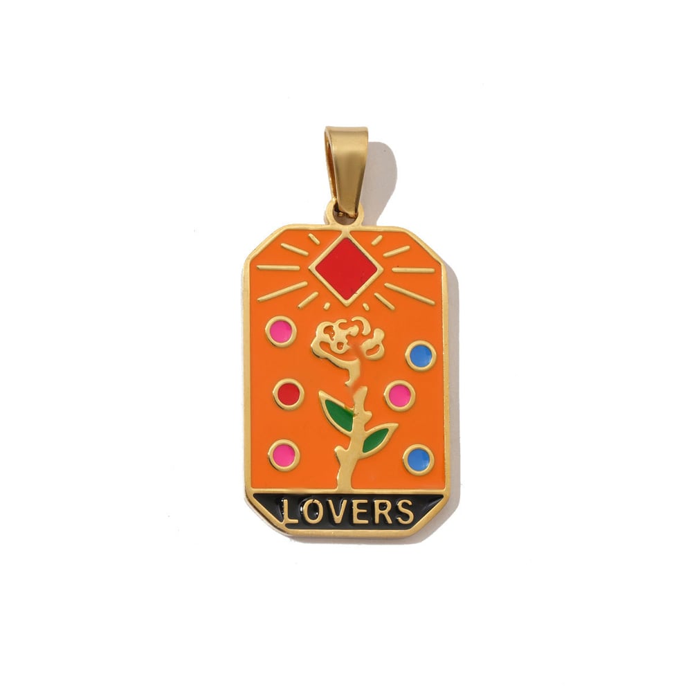 Chic Tarot Stainless Steel Pendants