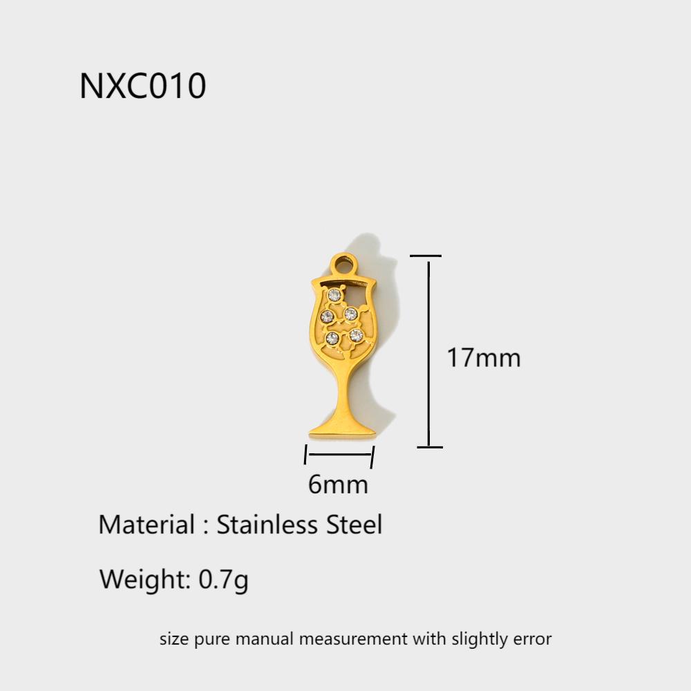 Premium Gold Color Stainless Steel DIY Pendant