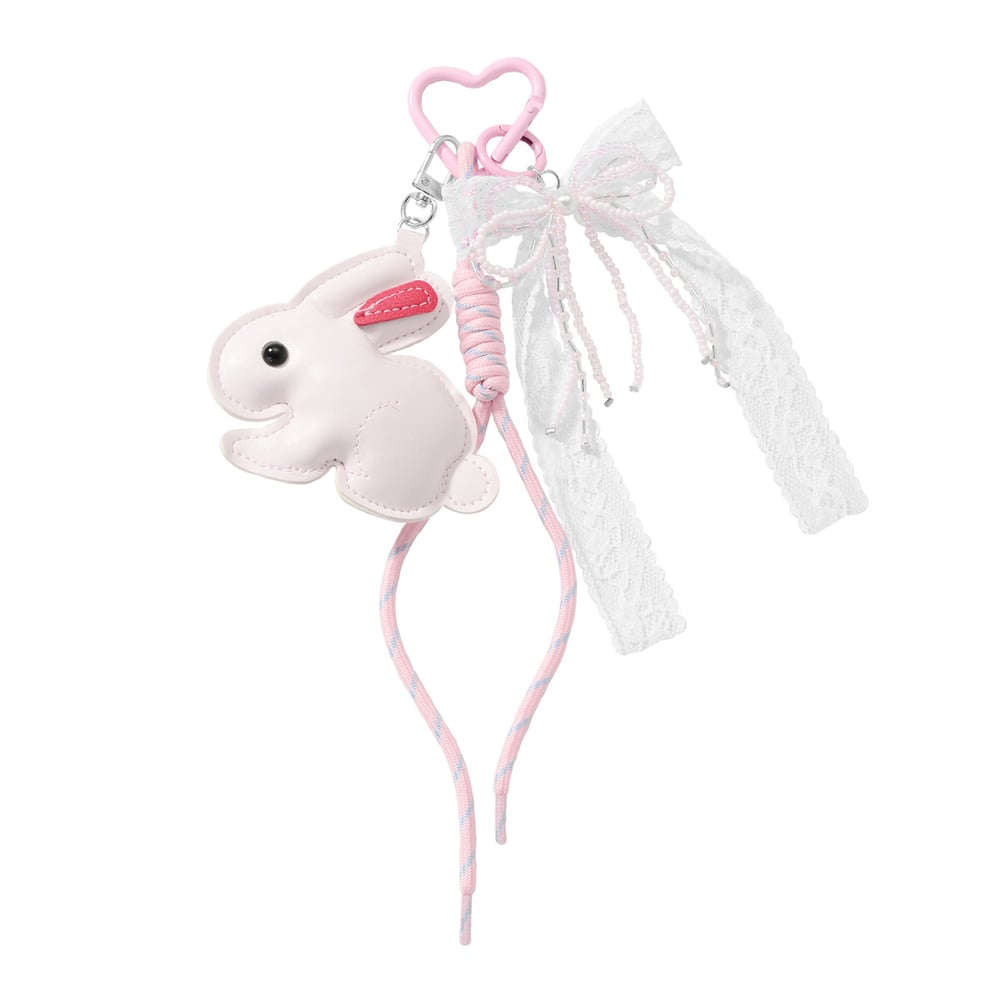 Cute Rabbit Bag Charms h5Picture4