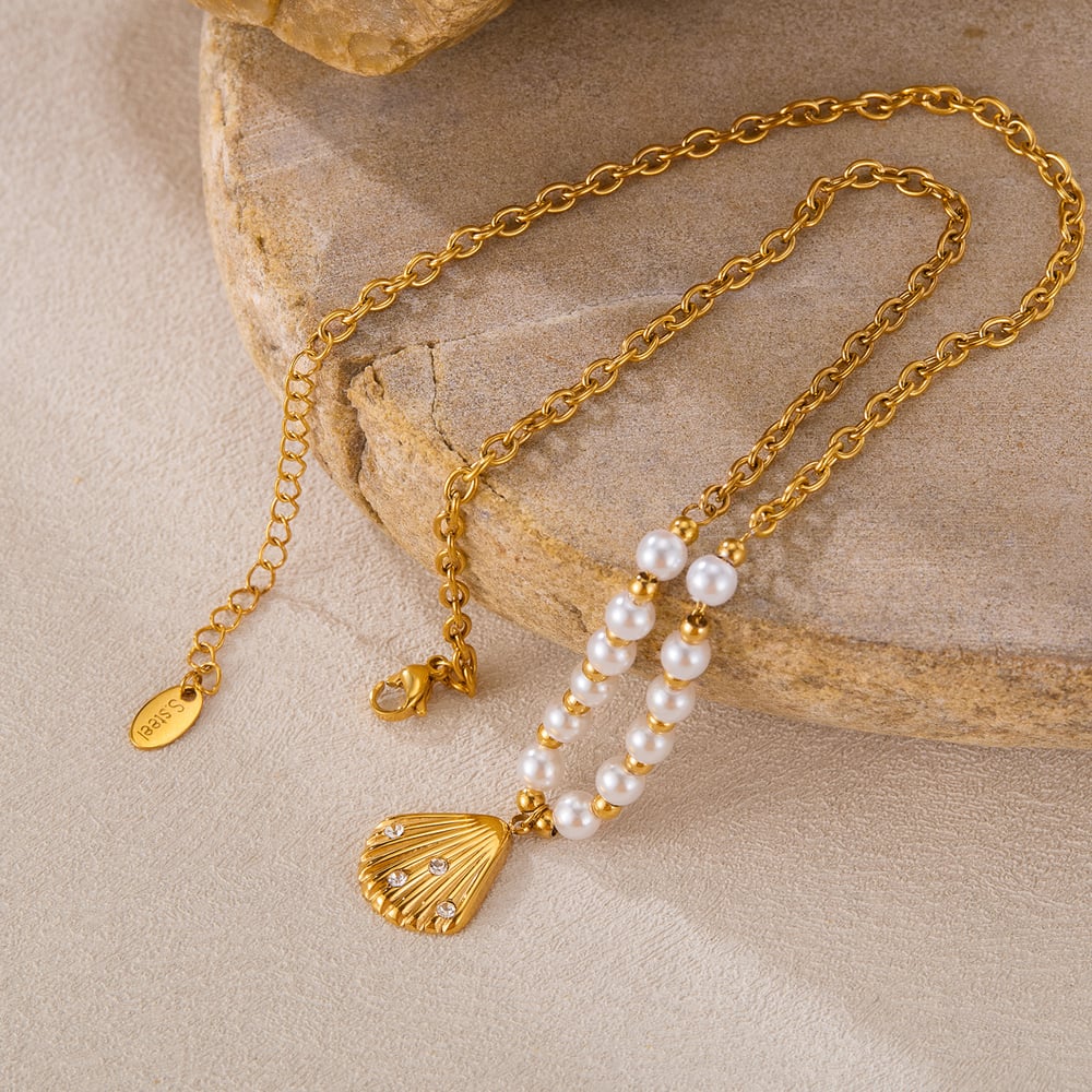 1 Piece Simple Series Retro Turtle Stainless Steel   Gold Color  Women's Pendant Necklaces h5Picture4