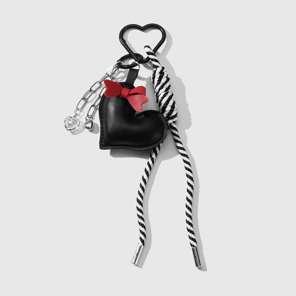 Classic Heart  Bag Charms