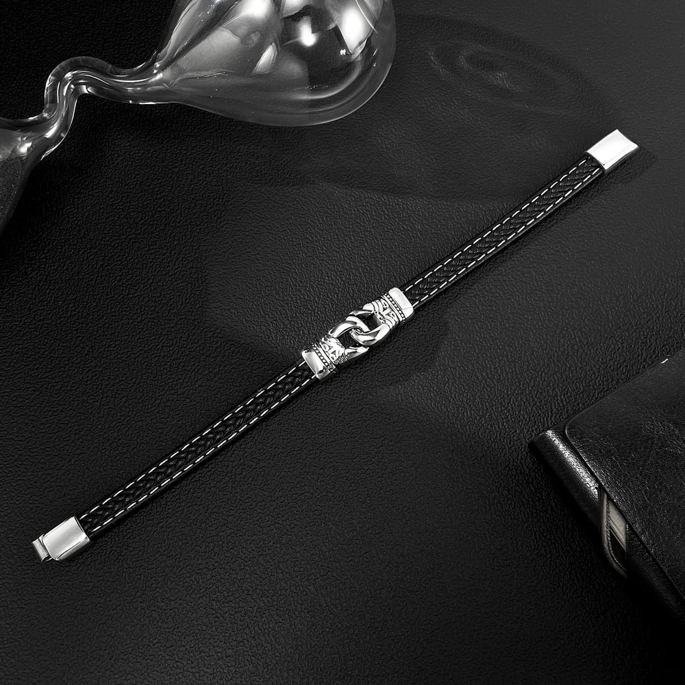 1 Piece Industrial Geometric Stainless Steel Men's Bracelets h5Picture3