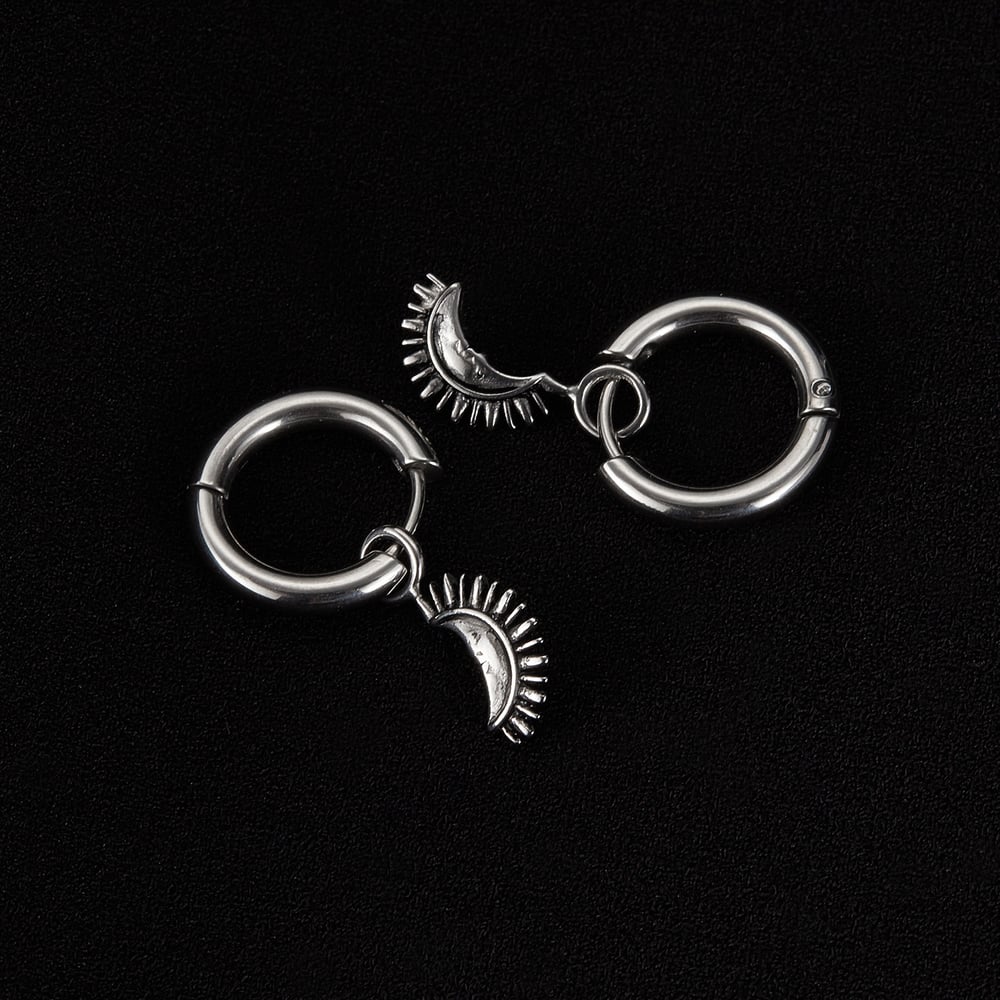 Retro Flügel Form Edelstahl Herren Ohrstecker h5Bild4