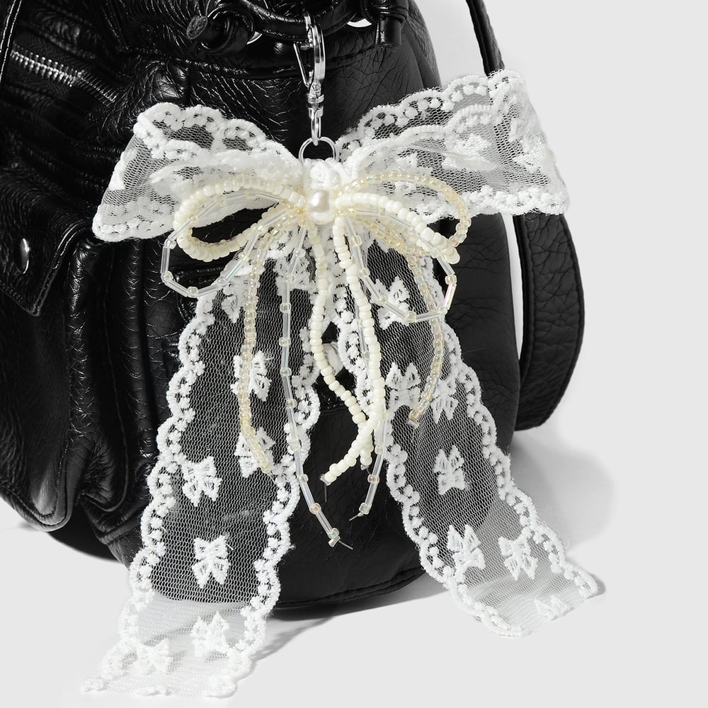 Lace Bow Knot Bag Charms h5Picture7