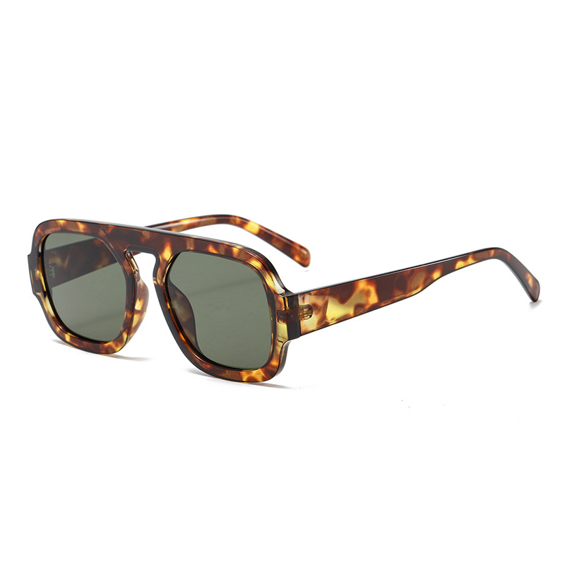 1 Pair Simple Series Daily Leopard Print PC Women's Sunglasses Picture2