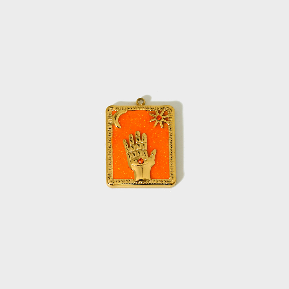 Rectangle Stainless Steel DIY Pendant h5Picture5
