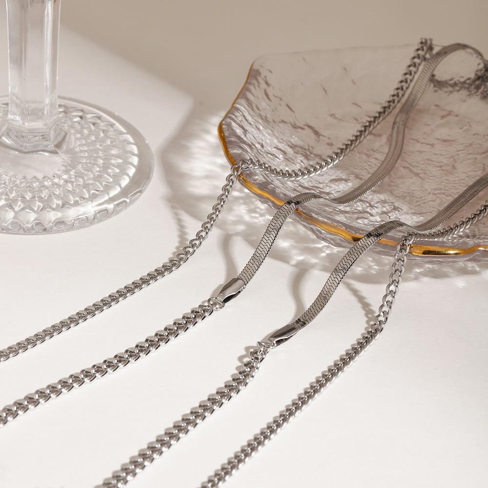 1 Piece Stainless Steel Women's Layered Necklaces h5Picture4