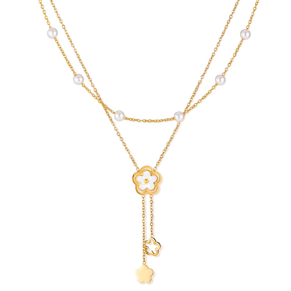 1 Piece Simple Series Retro Tassel Stainless Steel Women's Chain Necklaces Picture6