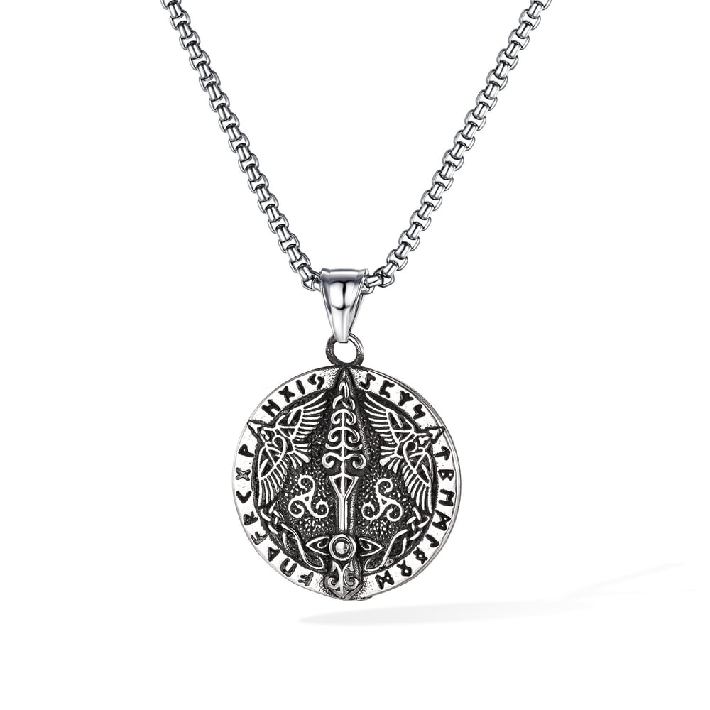 Vintage Sword Stainless Steel Men's Necklaces 