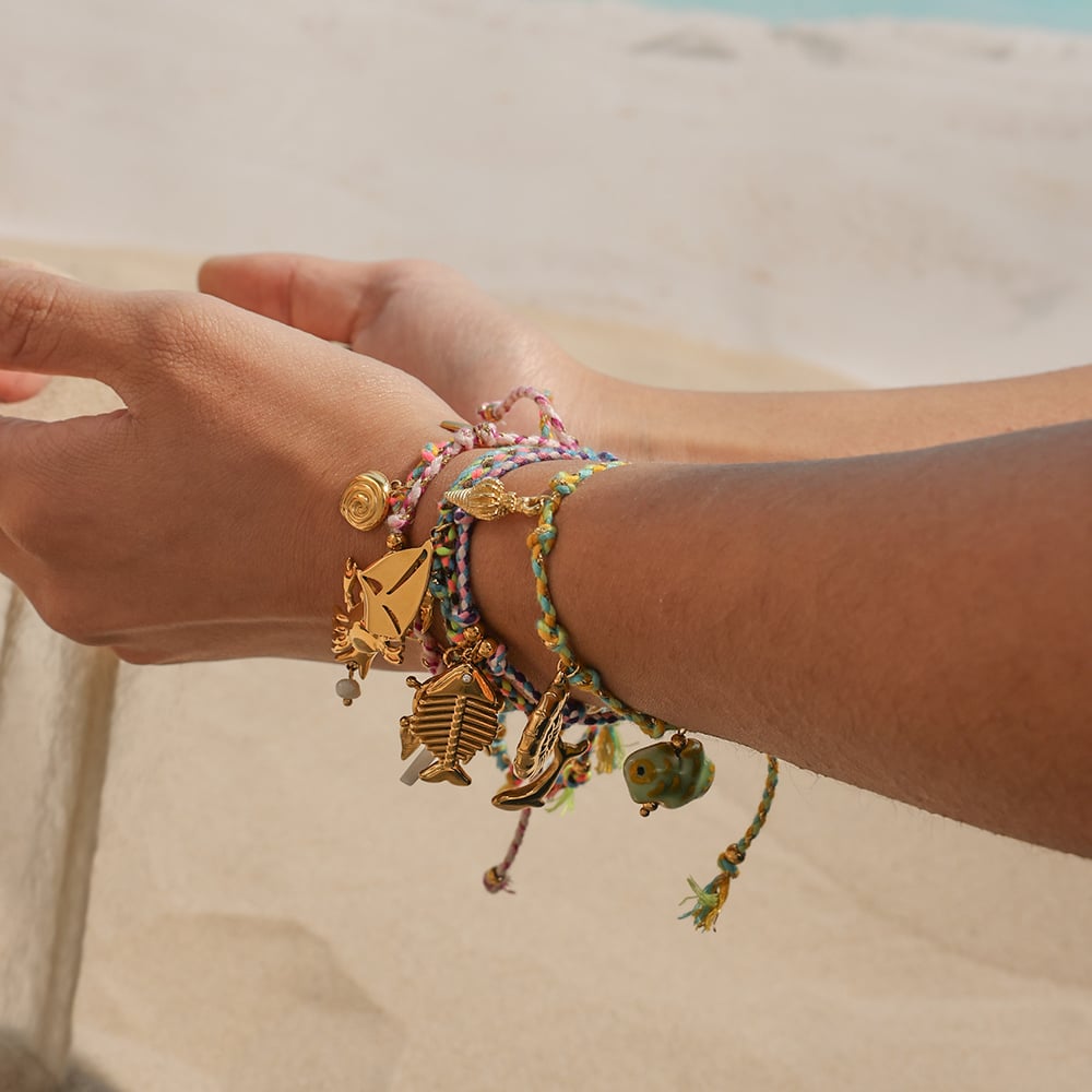 1 Piece Simple Series Vacation Turtle Stainless Steel   Gold Color  Women's Chain Necklaces h5Picture5