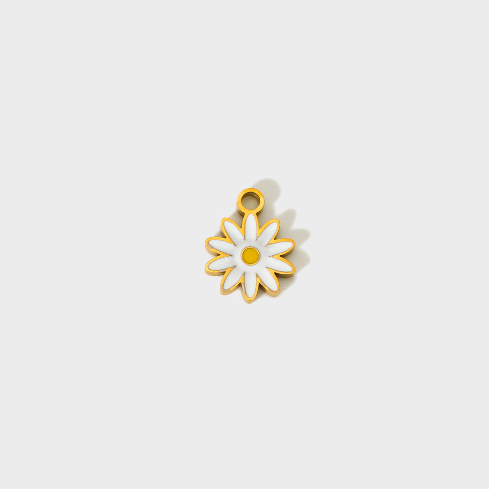 Cute Flower Mushroom DIY Stainless Steel Pendant h5Picture4