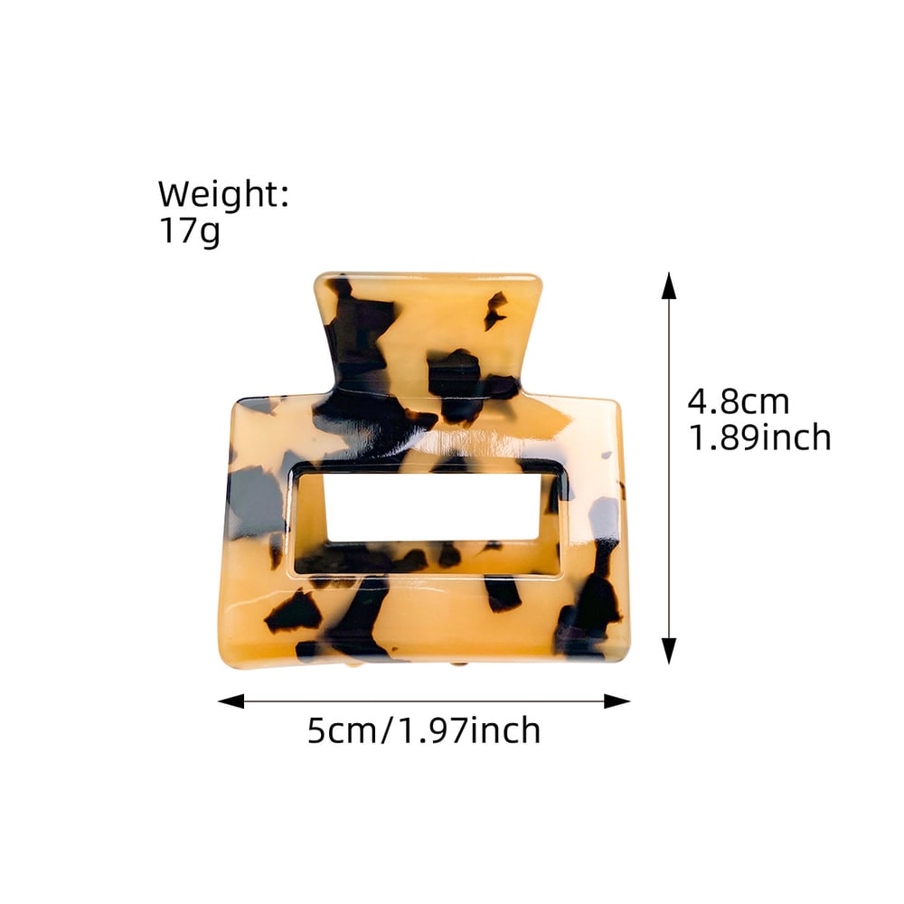 Simple Series Elegant Colorful Acetate Women's Hair Claws h5Picture5