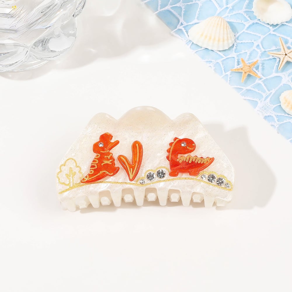 1 Piece High - end Ocean Series Acrylic Women's Hair Clips h5Picture2