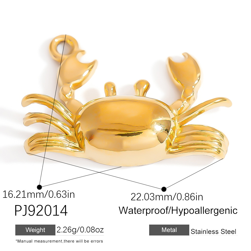 Vivid Fish Stainless Steel Gold Color Women's Pendants