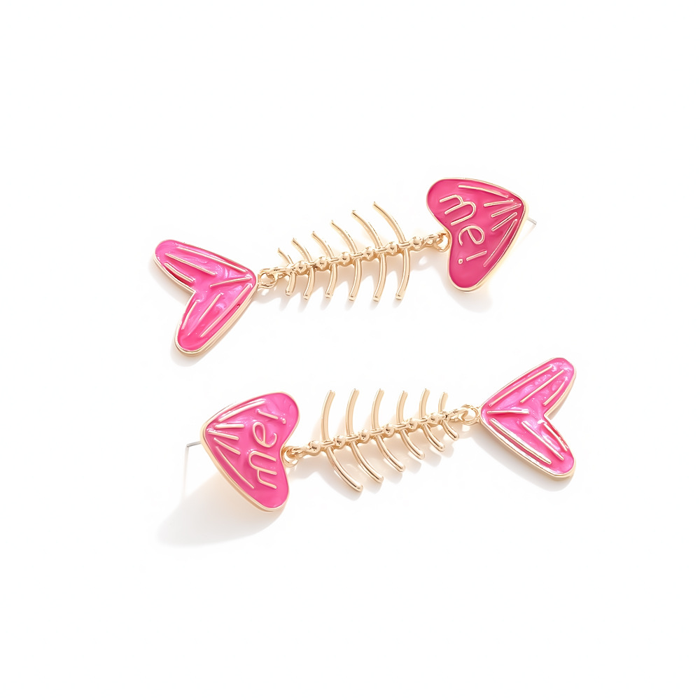 Sweet Alloy Fish Dangle Earrings h5Picture4