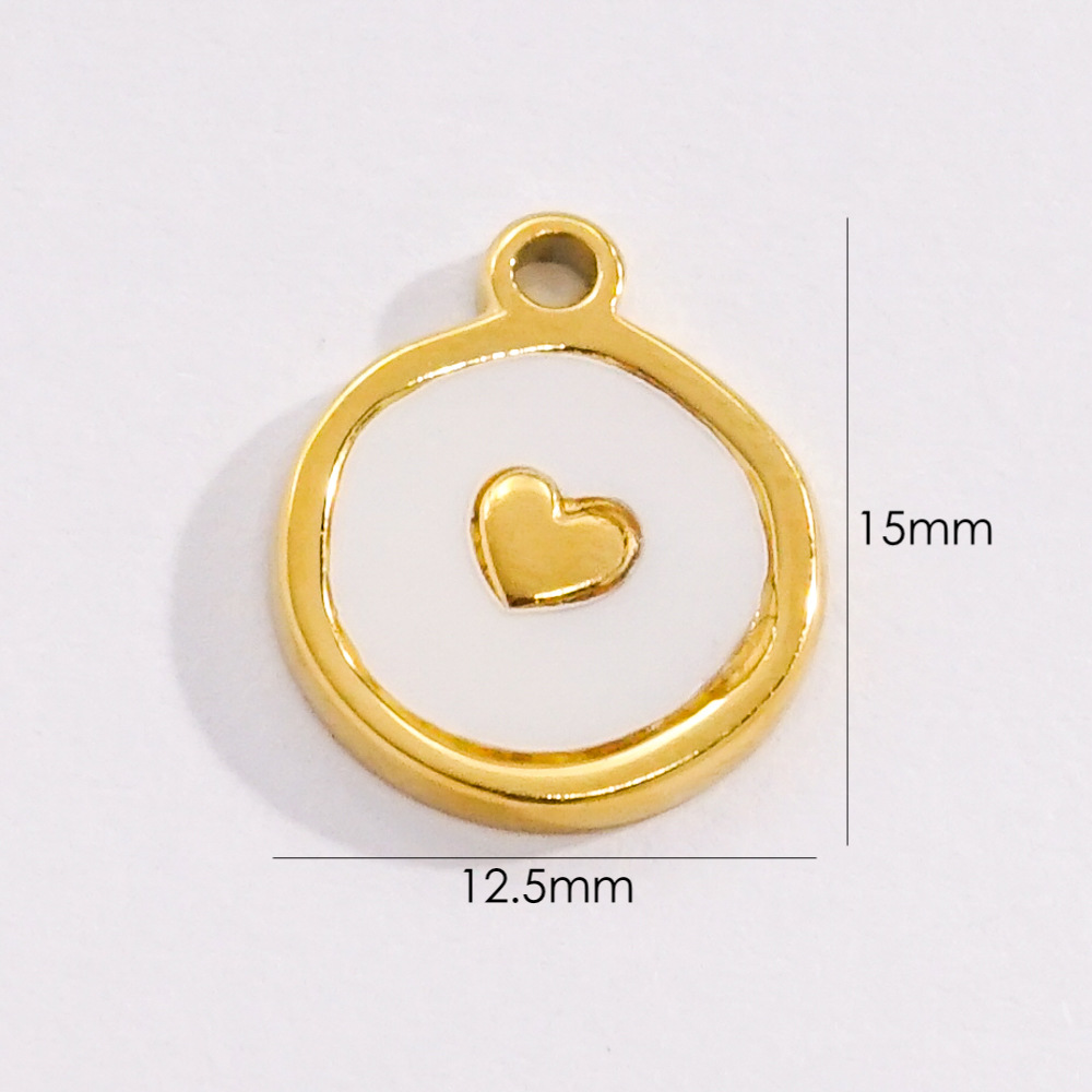 1 Pair Simple Series Daily Sun/Moon Stainless Steel Women's Pendants