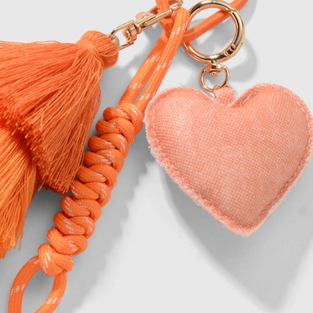 Tassels Heart Alloy Bag Charms Picture4