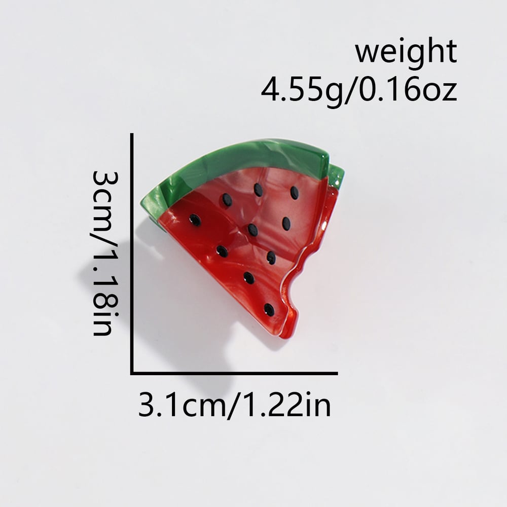 Simple Series Cute Plant Imitation Acetate Sheet Women's Hair Clips h5Picture2