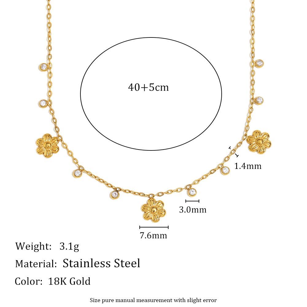 Fashion OL Solid Color Stainless Steel Women's Chain Necklaces Picture4