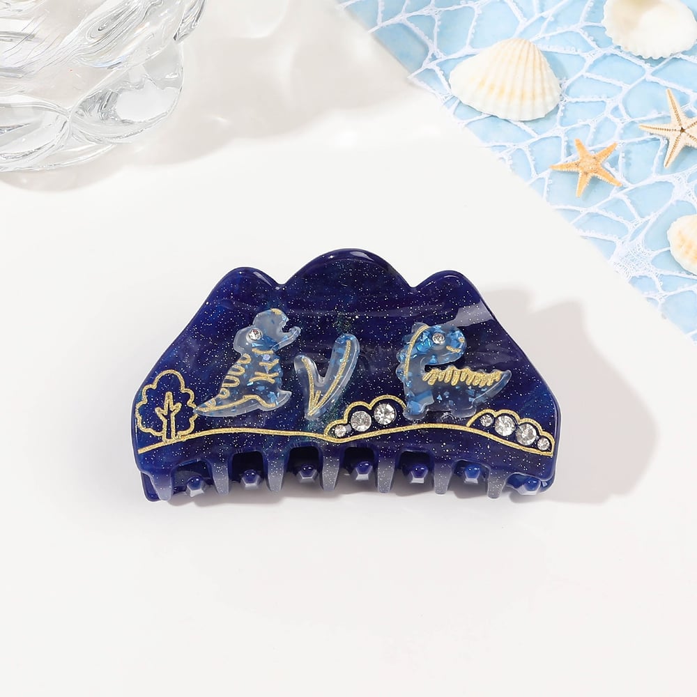 1 Piece High - end Ocean Series Acrylic Women's Hair Clips h5Picture4