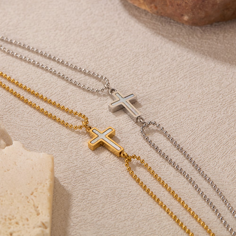 1 Stück Simple Series Einfache Edelstahl Goldfarbene Damen-Kettenarmbänder h5Bild5